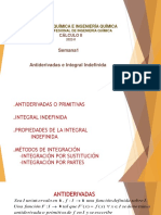 Semana 1 - Antiderivadas e Integral Indefinida