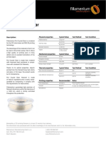 Technical Data Sheet - PLA Crystal Clear - 03012019