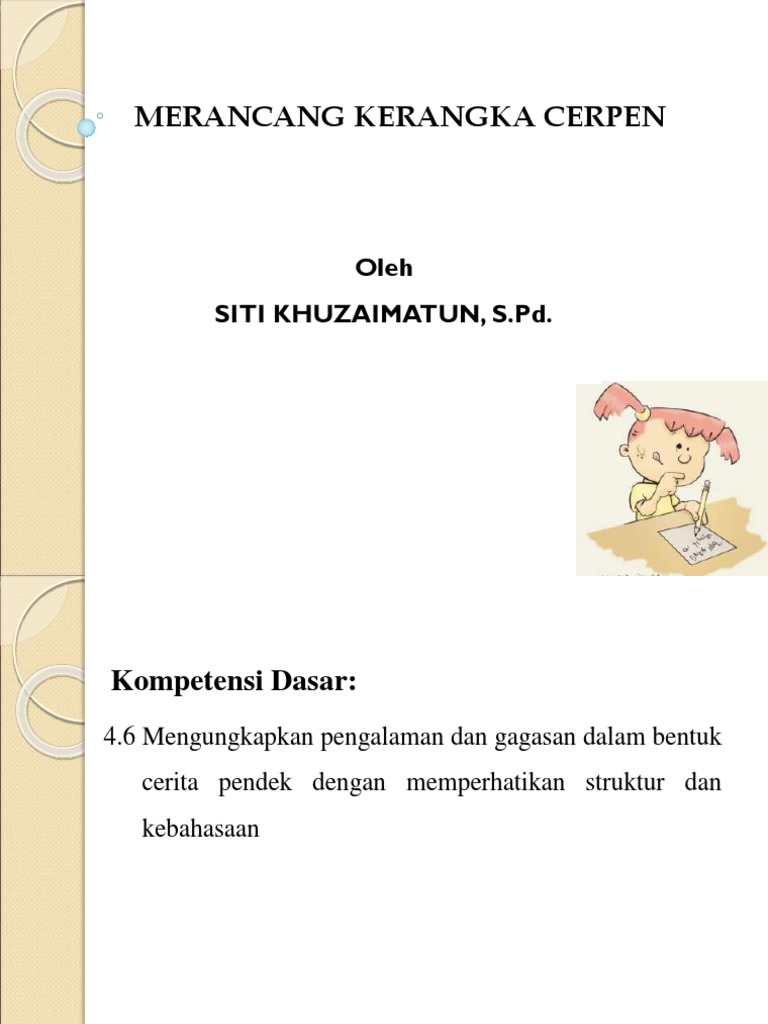 Cara Membuat Kerangka Cerpen | PDF