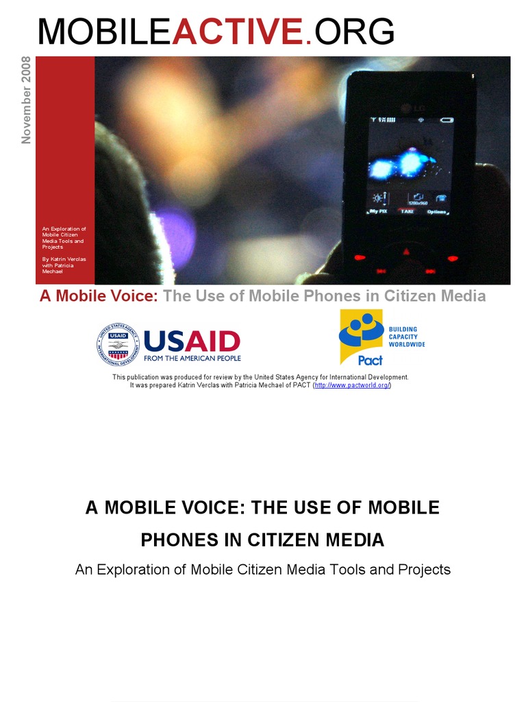 A Mobile Voice | PDF | Mass Media | Mobile Phones