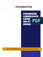 USSCF Sign Luminance Levels 2019 Updated