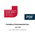 NG3S706 Principles of Env - Law. Wales Laws 2018-19