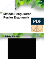 Metode Pengukuran Resiko Ergonomik