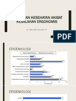 Gangguan Kesehatan Akibat Kesalahan Ergonomis