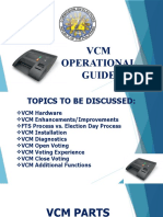 VCM Operational Guide