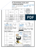 Measurement Notes