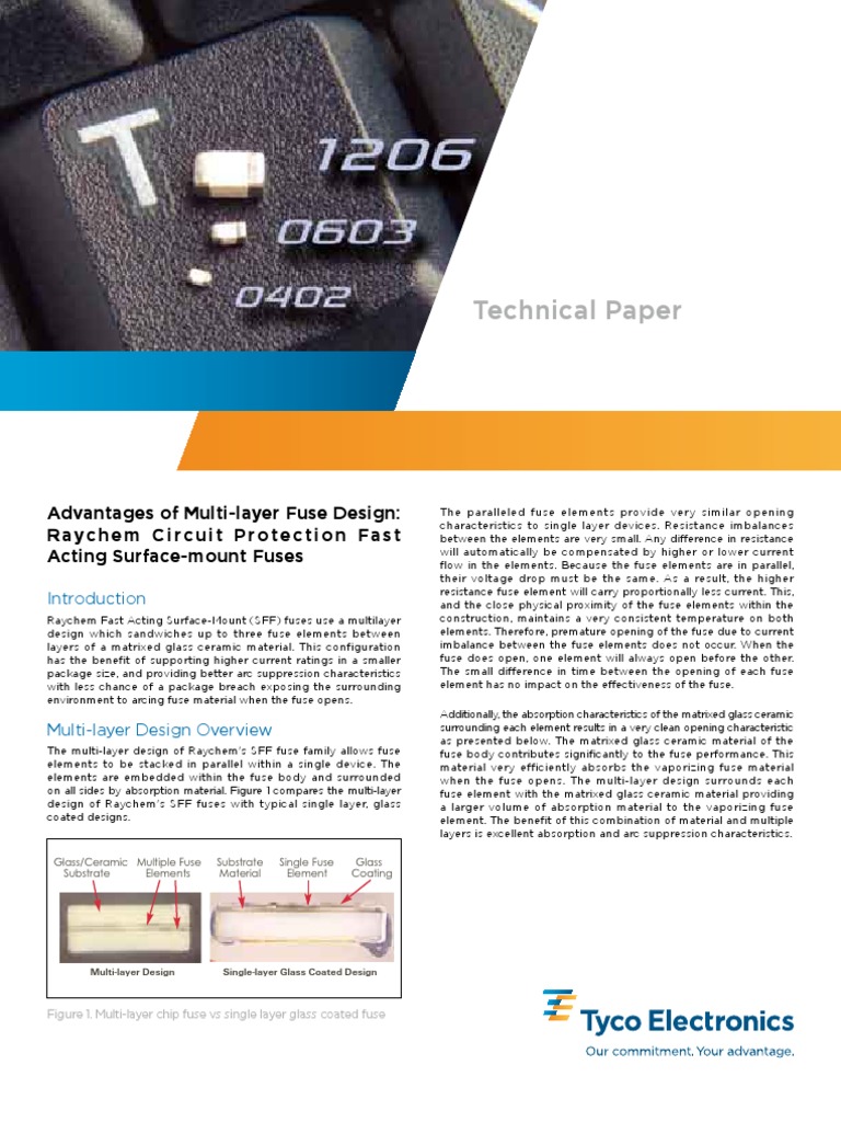 Technical Paper: Advantages of Multi-Layer Fuse Design: Raychem Circuit ...