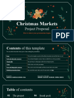 Christmas Markets Project Proposal by Slidesgo