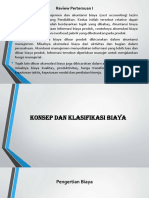 KONSEP DAN KLASIFIKASI BIAYA