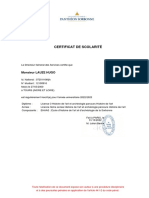 Certificat de Scolarité L3C302 2022-2023 LAUZE HUGO 2