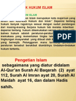 Pokok-Pokok Hukum Islam