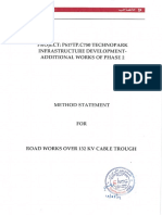 28-METHOD STATEMENT-ROADWORKS OVER 132KV CABLE TROUGH