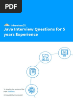 Java Interview Questions For 5 Years