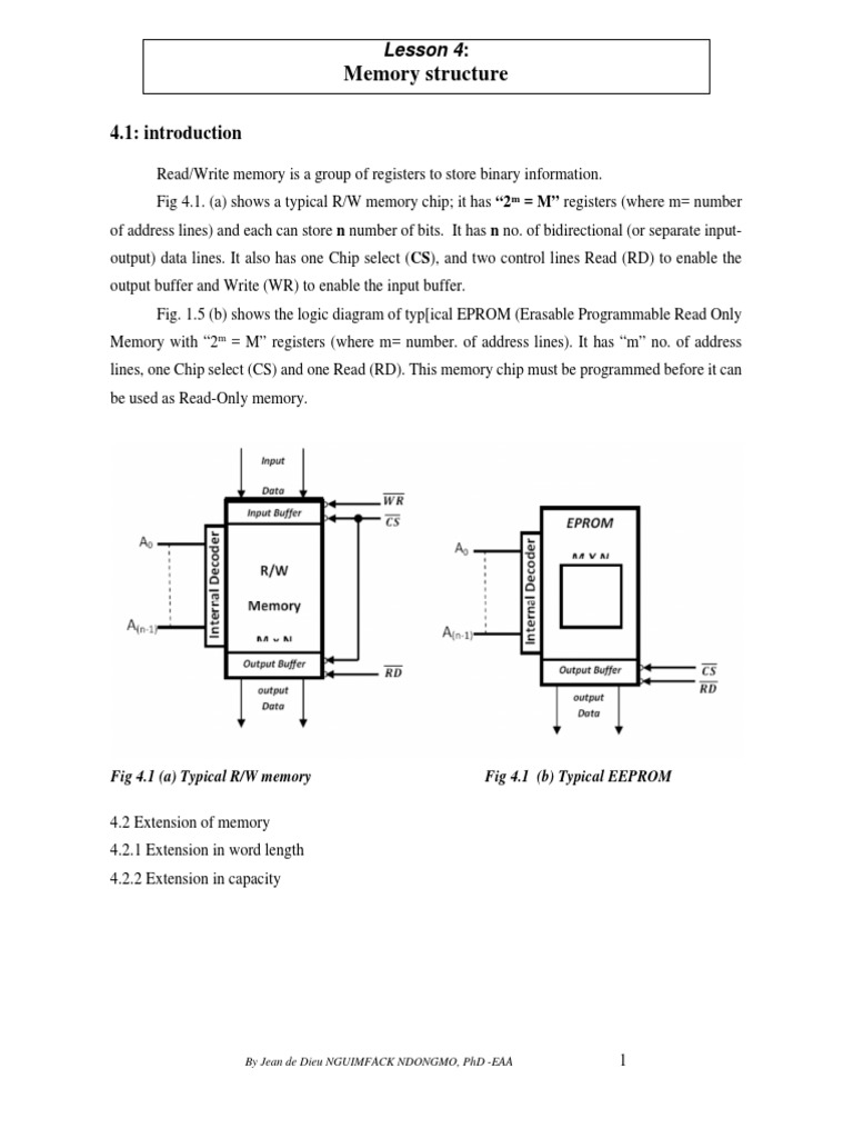 Microcontrollers and Systems Lesson4 | PDF