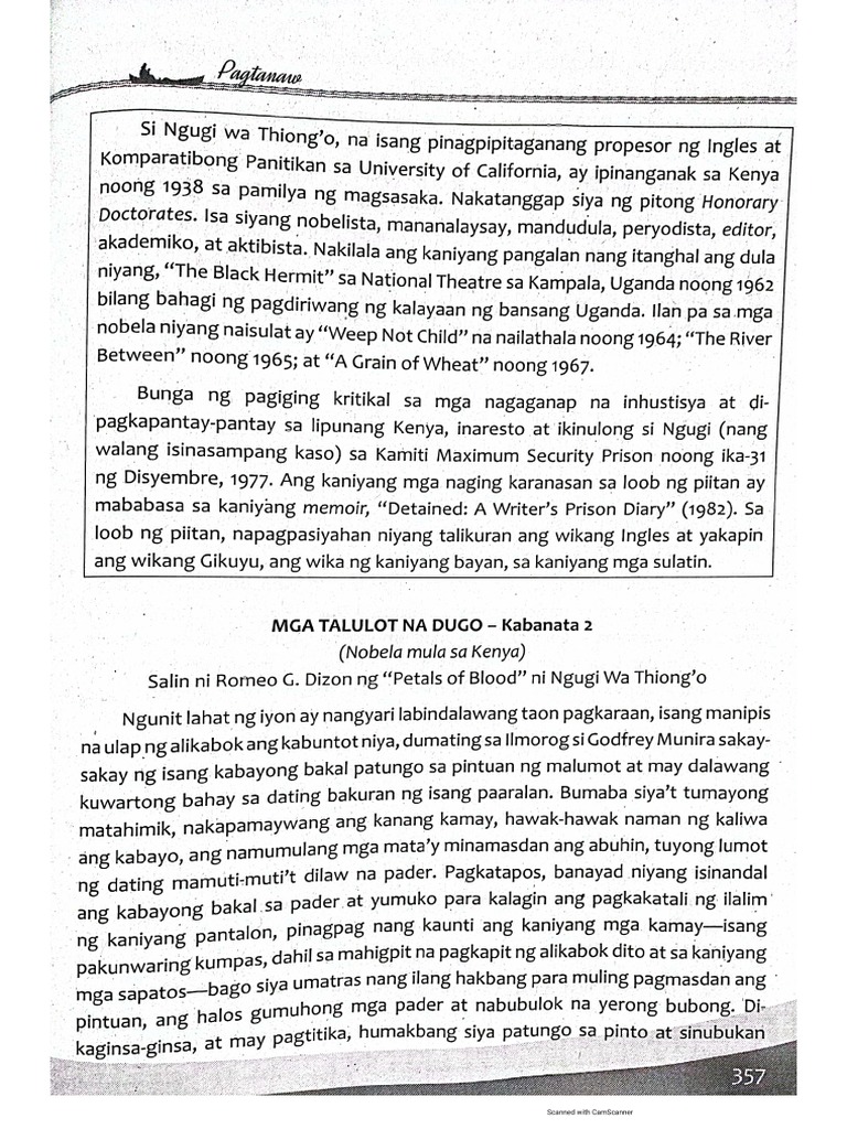 K4 5 Mga Talutot Na Dugo | PDF