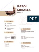 Brown and White Simple Resume (1)
