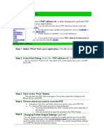 PDF ReDirect Help Content