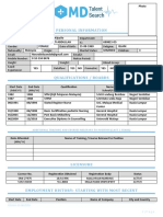 Presentation CV