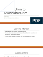 TOPIC 1 - Introduction To Multiculturalism - 2020