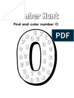 Number Hunt Number Hunt: Find and Color Number 0
