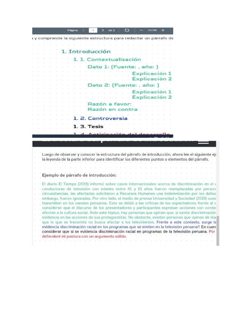 Modelo de Texto Argumentativo | PDF