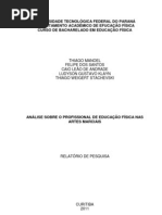 Trabalho Escrito - Academia de Artes Marciais