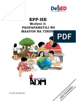 Epp-He4 q1q2 Mod3 PagpapanatiNgMaayosNaTindig v2