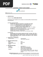 MSDS Polycarboxylate