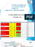 Plan de Vigilancia, Control y Prevencion Covid-19 Dr. Neil Alata 12 Nov 2020