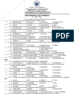 Grade 9 First Periodical Test