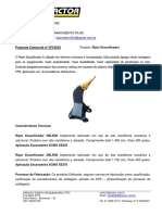 Proposta comercial equipamento escavadeira