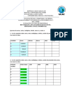 Ejercicios de Recuperación