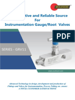 Gauge Root Valves Series Grv11