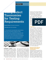 Using Defect Taxonomies For Testing Requirements
