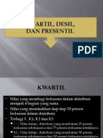 Kwartil, Desil, Presentil