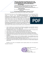 Surat Edaran Libur Nataru Dan Awal Pembelajaran 2021 - 2022