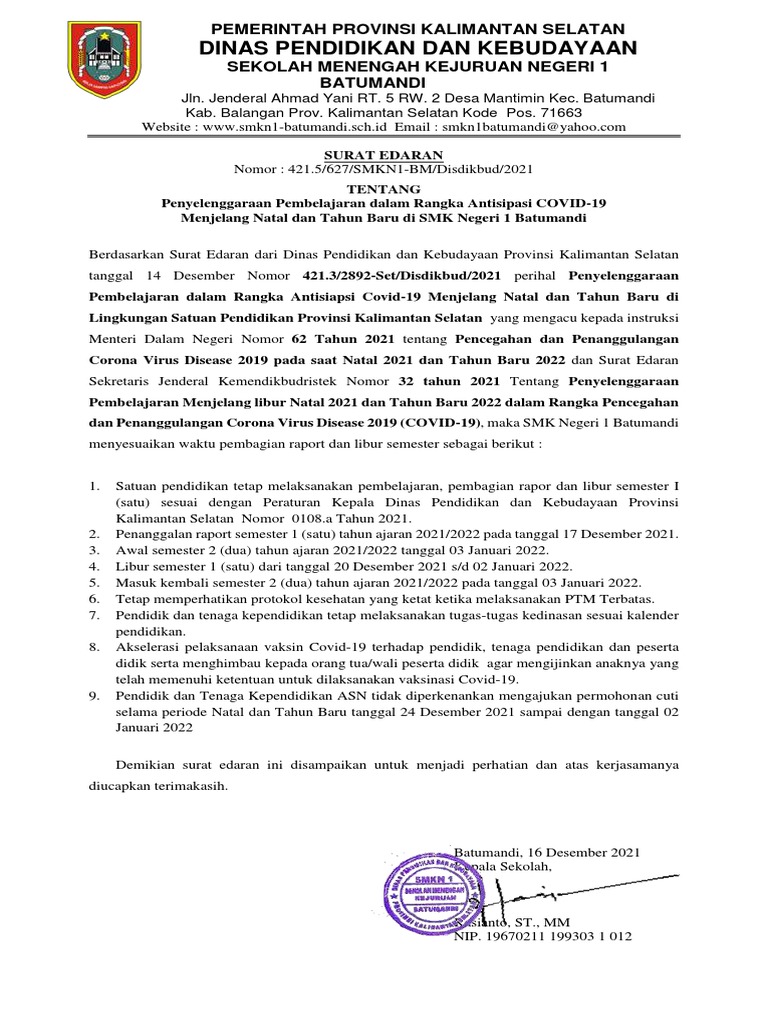 Warga Dumai Diingatkan Patuh pada Surat Edaran Selama Libur Nataru