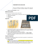 Exámenes Audiológicos e Hipoacusia Súbita