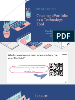 Creating EPortfolio As A Technology Tool