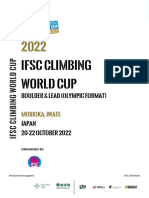 2022 IFSC Climbin World Cup in Boulder & Lead