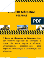 Curso de Máquinas Pesadas - Segurança No Trabalho - Pedro Rosa