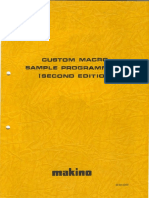 Makino Custom Macro B Sample Programming 2ed.