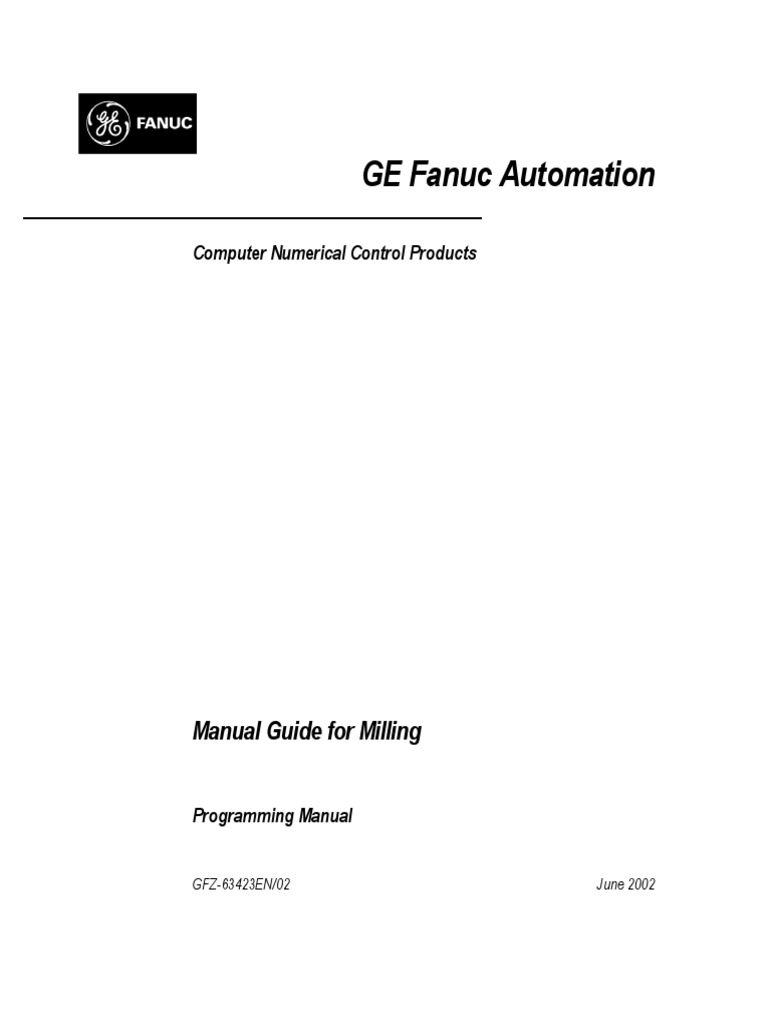 Manual Guide For Milling 603 Pages | PDF | Programming | Computer Program
