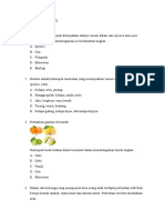 SOAL BIOLOGI KELAS X