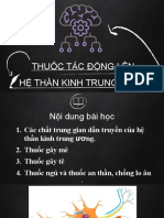 CÁC CHẤT DẪN TRUYỀN TKTW