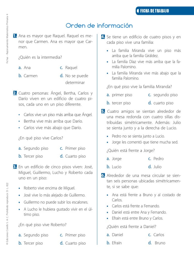 Orden de La Información PDF