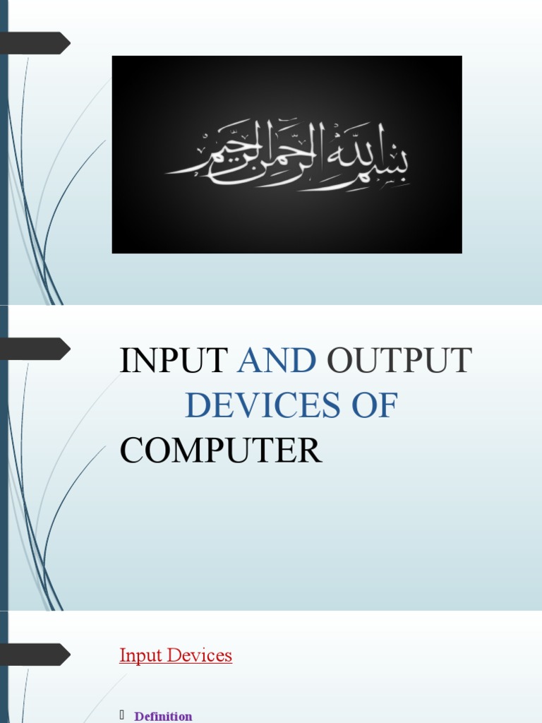 Input and Out Put Devices | PDF | Printer (Computing) | Computing