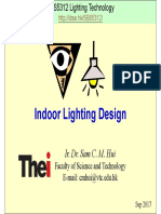 SBS5312 Indoor Lighting Design