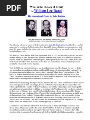 TheHistoryofReikibyWilliamLeeRand