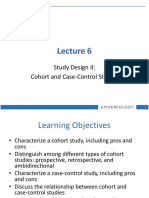 Lecture 6 - Study Design II - Cohort and Case Control - Keyes